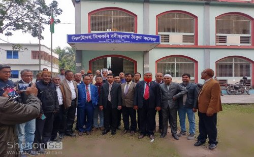 চাকুরী জাতীয়করণের এক দফা দাবিতে কুষ্টিয়ায় শিক্ষক সমাবেশ