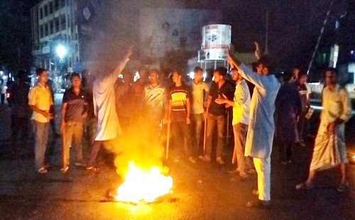 কুষ্টিয়ায় নুরের ওপর হামলার প্রতিবাদে বিক্ষোভ