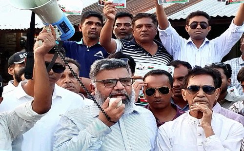 ধানের শীষে ভোট দিয়ে গণতন্ত্র পুনরুদ্ধারে ঐক্যবদ্ধ হওয়ার আহ্বান ব্যারিস্টার তারিক বিন আজিজের