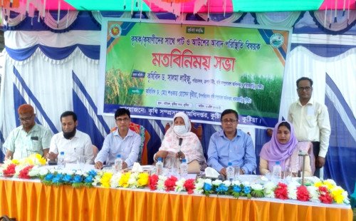 কুষ্টিয়ায় পাট ও আউশ চাষে নতুন দিগন্তকৃষকদের সঙ্গে প্রাণবন্ত মতবিনিময় সভা