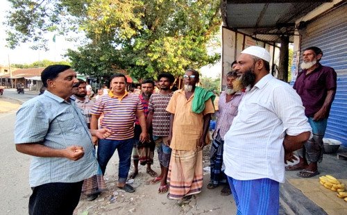 হোগলবাড়ীয়া ইউনিয়নে চেয়ারম্যান পদপ্রার্থী আমজাদ হোসেনের পক্ষে জনসমর্থনের জোয়ার