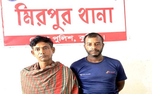কুষ্টিয়ার মিরপুরে কবরস্থানের মোটর চুরি, আটক ২