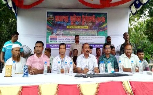 তেঁতুলবাড়ীয়ায় জামায়াত প্রার্থীর গণসংযোগ